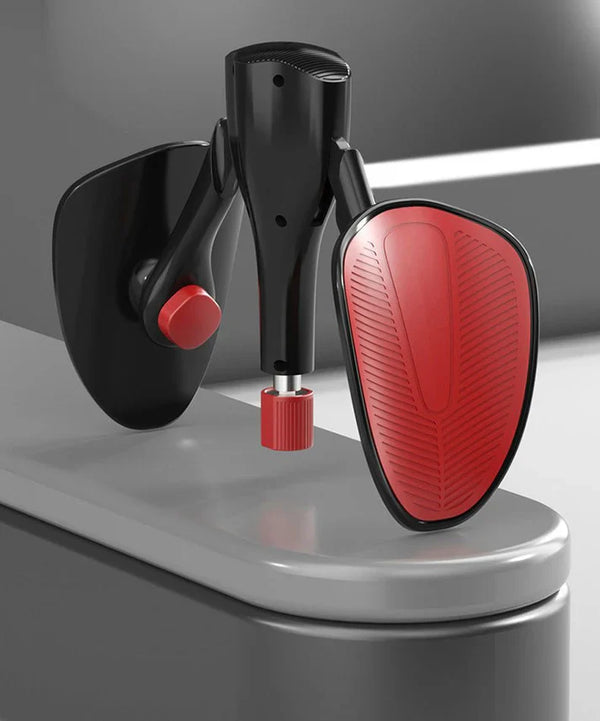 Leg-supporting artifact, multifunctional, versatile, enhances fitness, stability, and strength training.